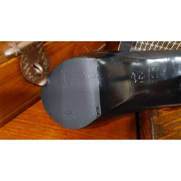 ALDO Women's  Black 5 Inch Peep Toe Stilleto with 1 Inch Platform. Size 8.5 - Picture 5 of 10